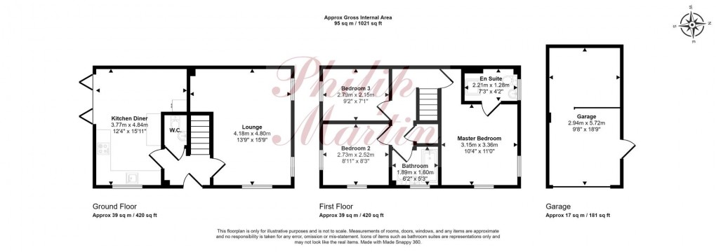Floorplan for Gwarak Dherwen, Probus