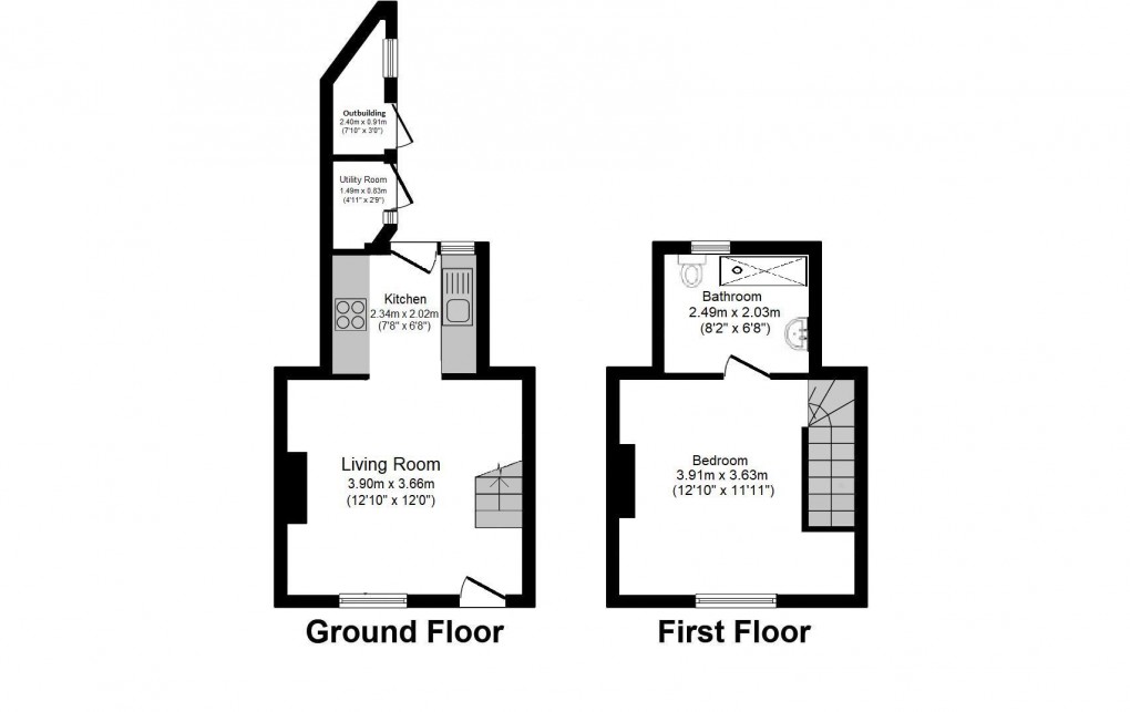 Floorplan for George Street, Truro
