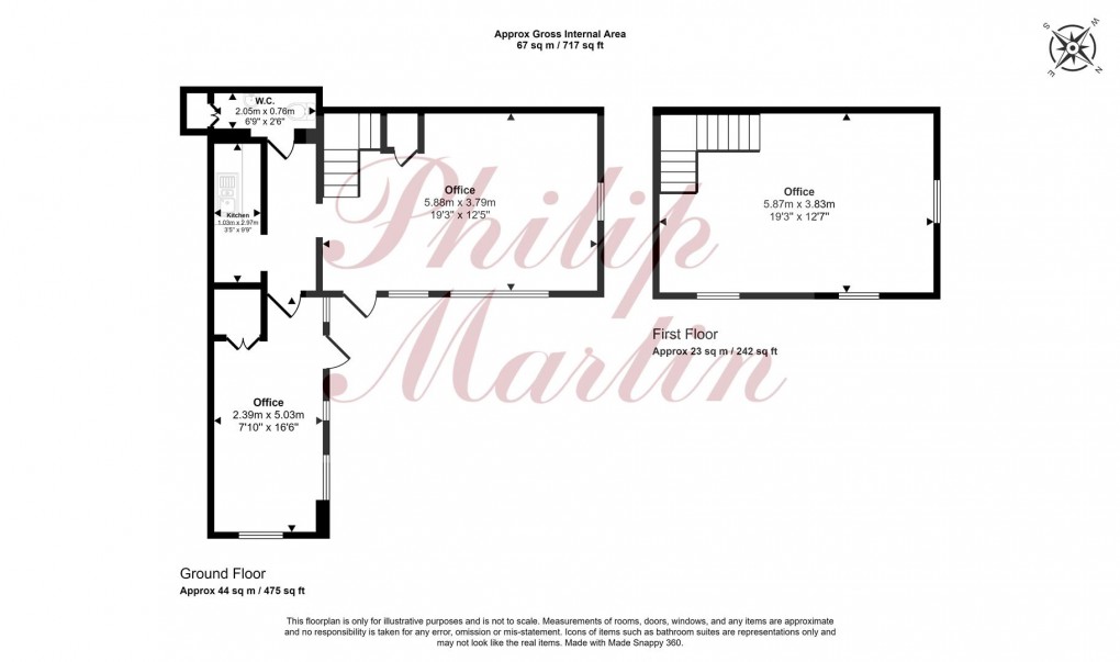 Floorplan for Carclew Street, Truro