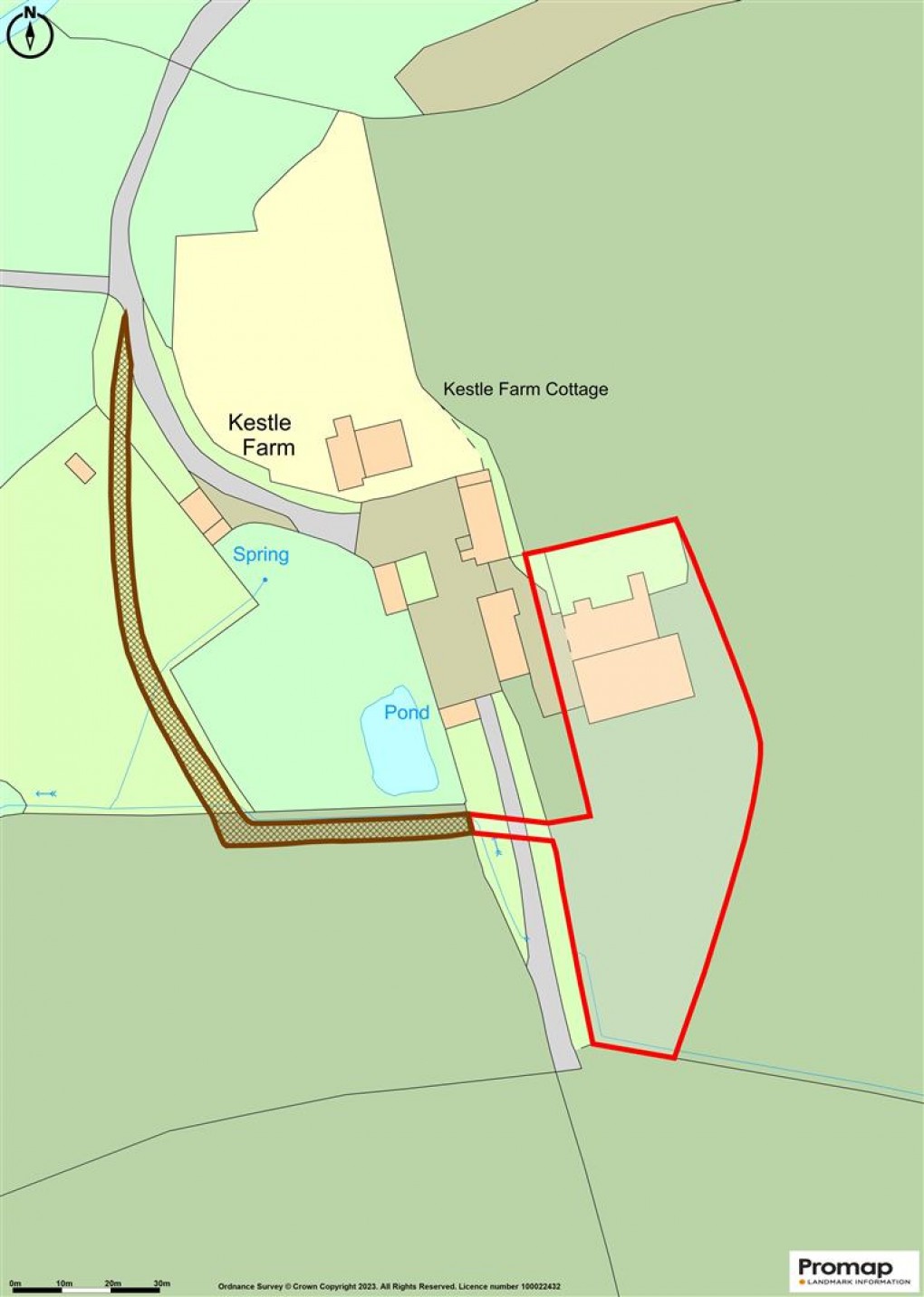Floorplan for Kestle Farm, Ladock