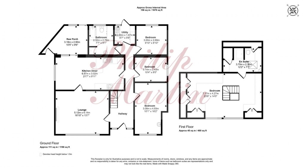 Floorplan for Tresillian, Truro
