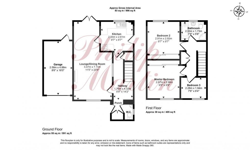 Floorplan for Cullen View, Probus