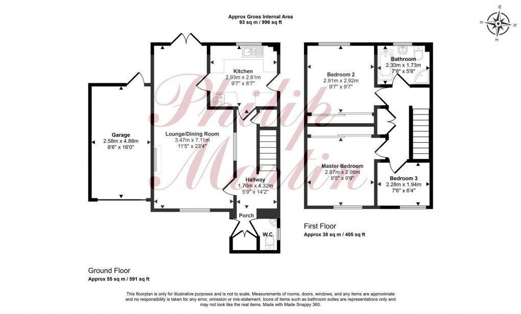 Floorplan for Cullen View, Probus