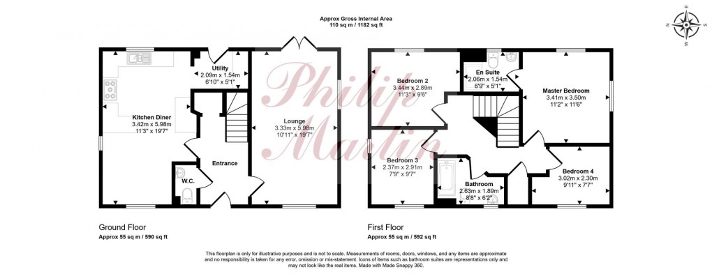 Floorplan for Fairfields, Probus
