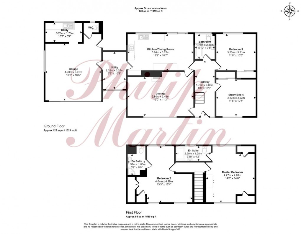 Floorplan for Goonpiper, Feock