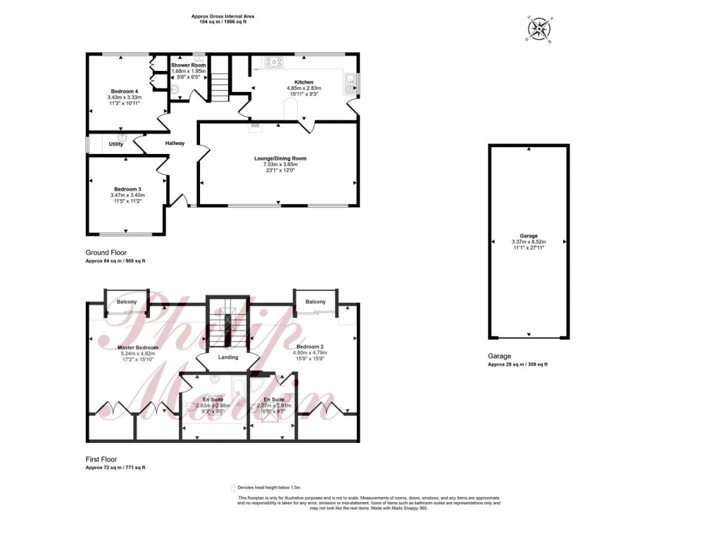 Floorplan for Perrancoombe, Perranporth