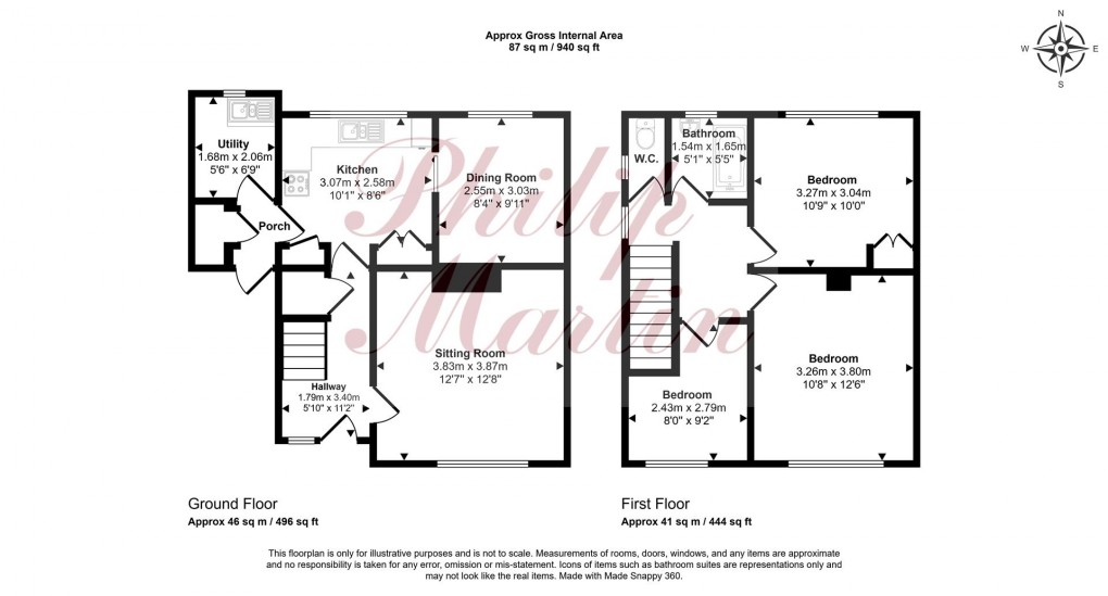 Floorplan for Parkengear Vean, Probus