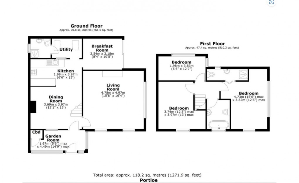 Floorplan for Portloe