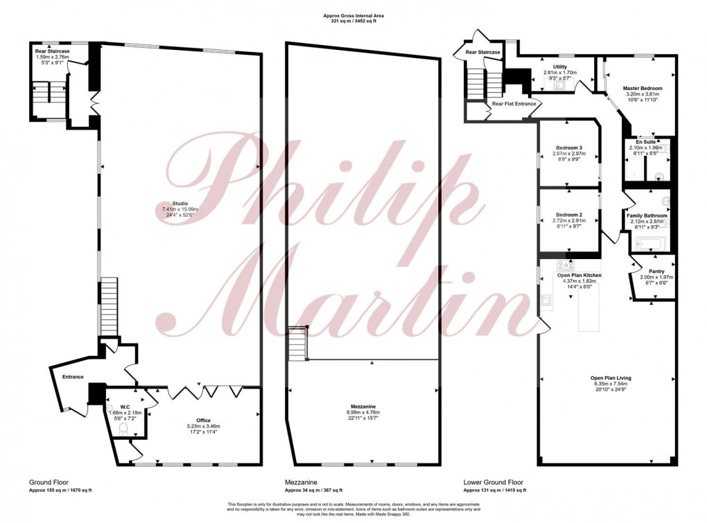 Floorplan for Beachfield Avenue, Newquay