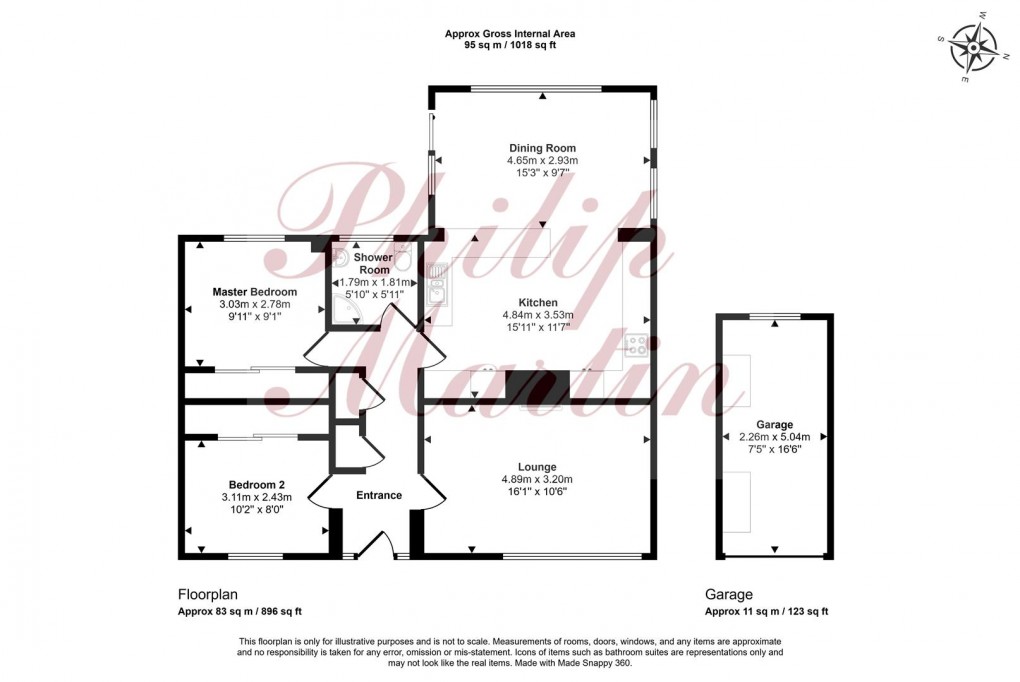 Floorplan for Woon Lane, Carnon Downs