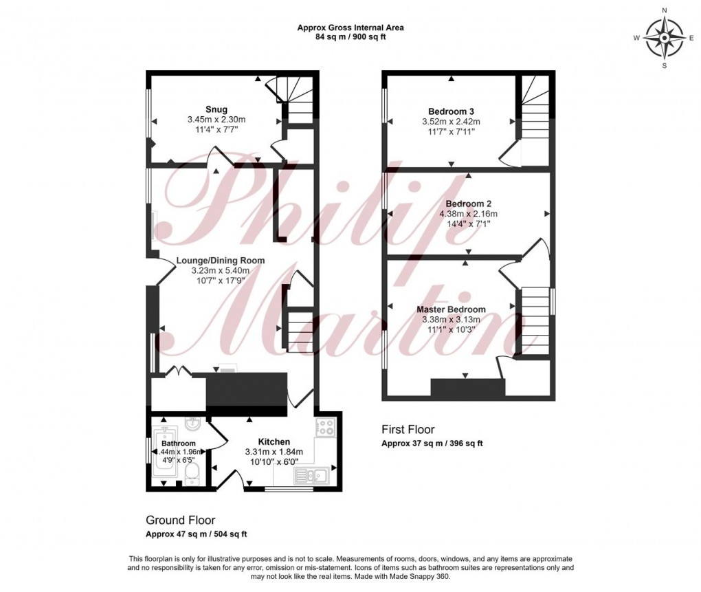 Floorplan for Creed Lane, Grampound