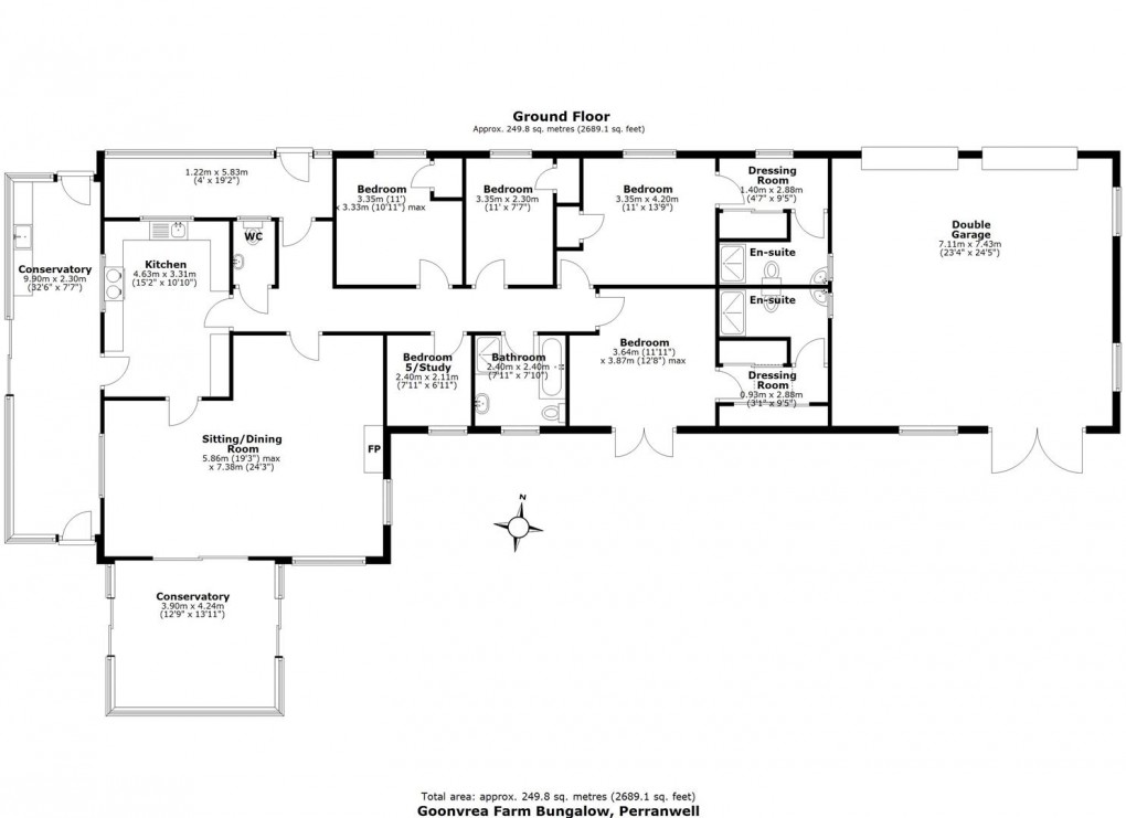 Floorplan for Perranwell Station