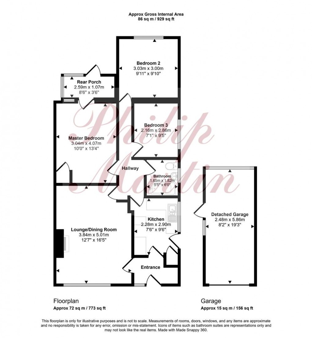 Floorplan for Camborne