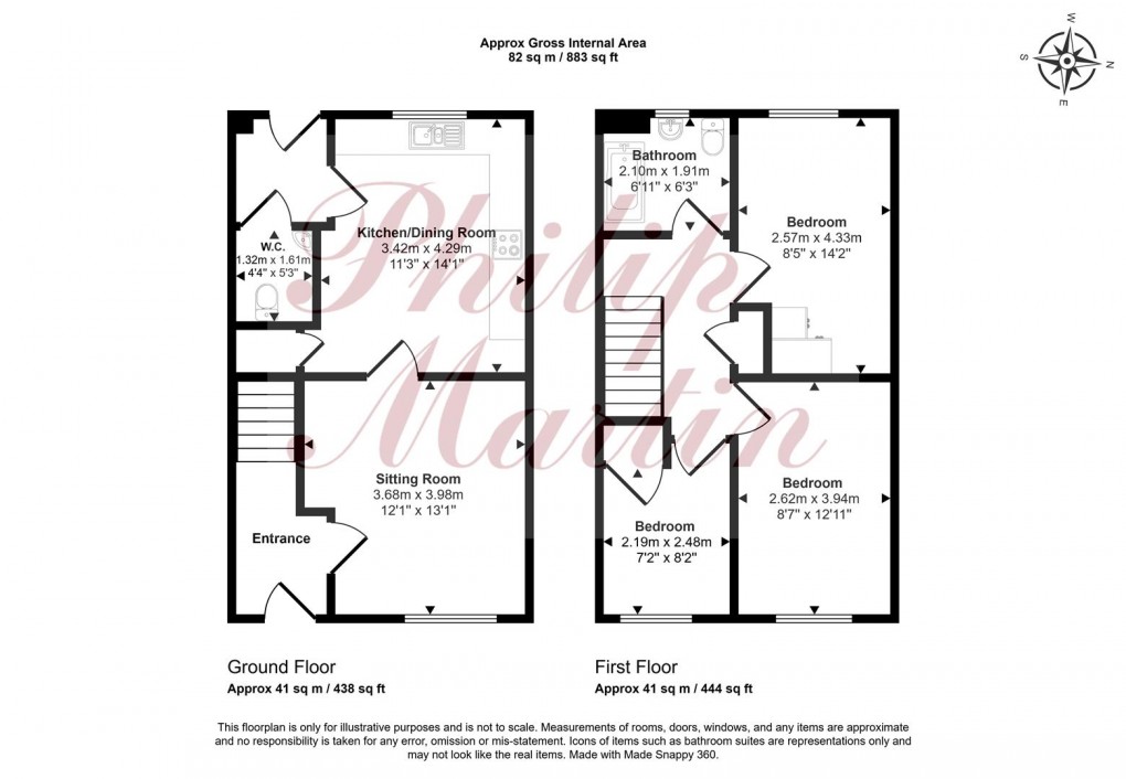 Floorplan for Gwarak Dherwen, Probus