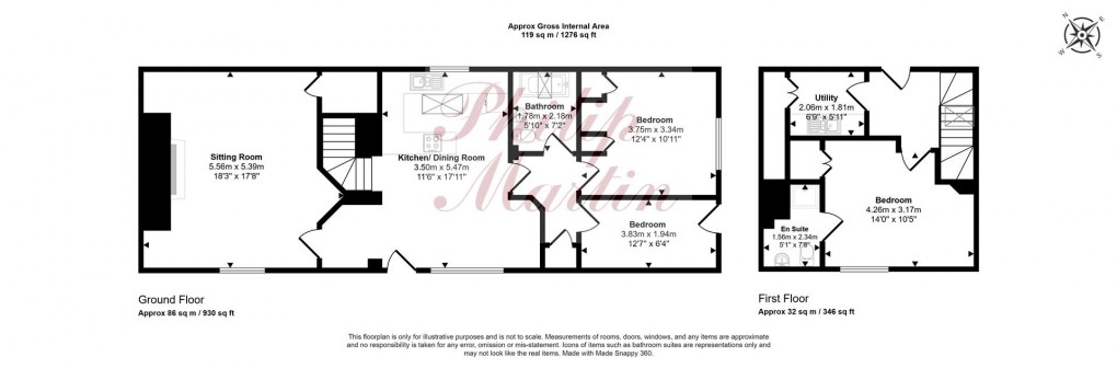Floorplan for Tregonhayne Court, Tregony