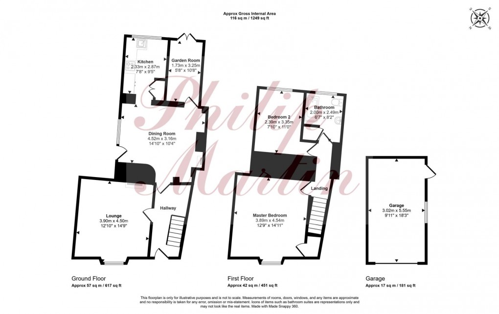 Floorplan for Fore Street, Tregony