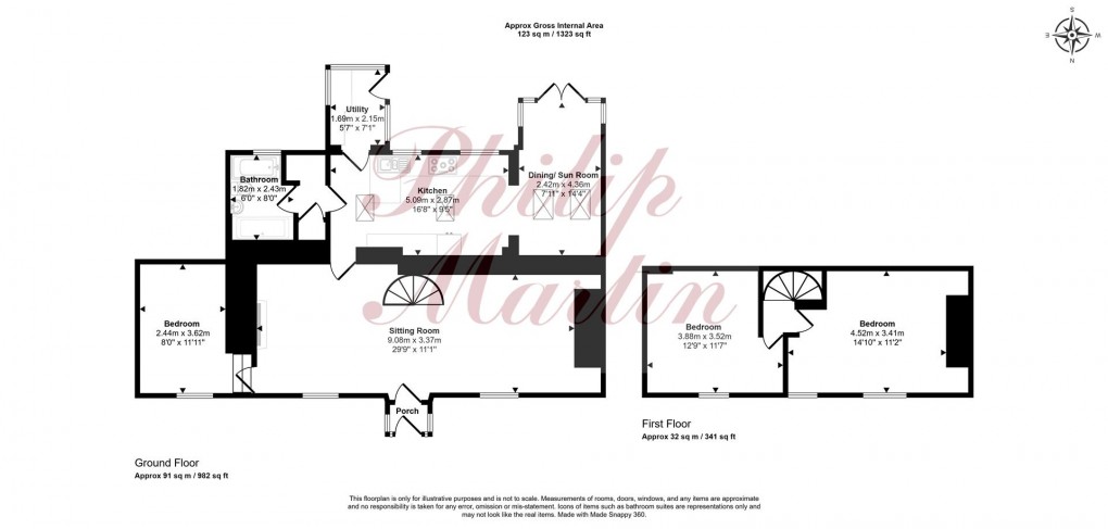 Floorplan for Probus, Truro