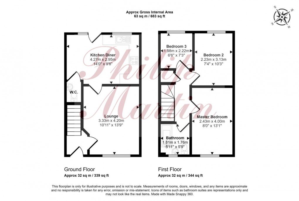 Floorplan for Rosva Wenton, Probus