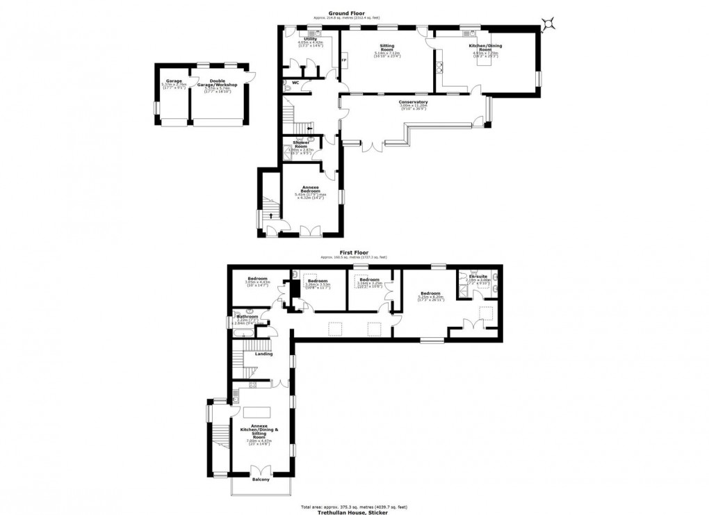 Floorplan for Sticker, St. Austell