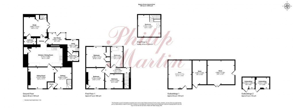 Floorplan for The Cross, St. Newlyn East