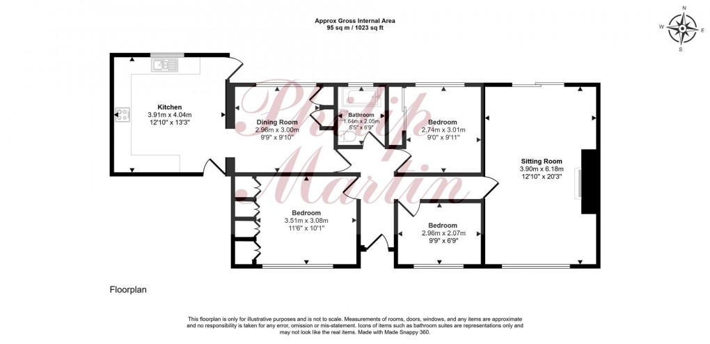 Floorplan for Trevince Parc, Carharrack