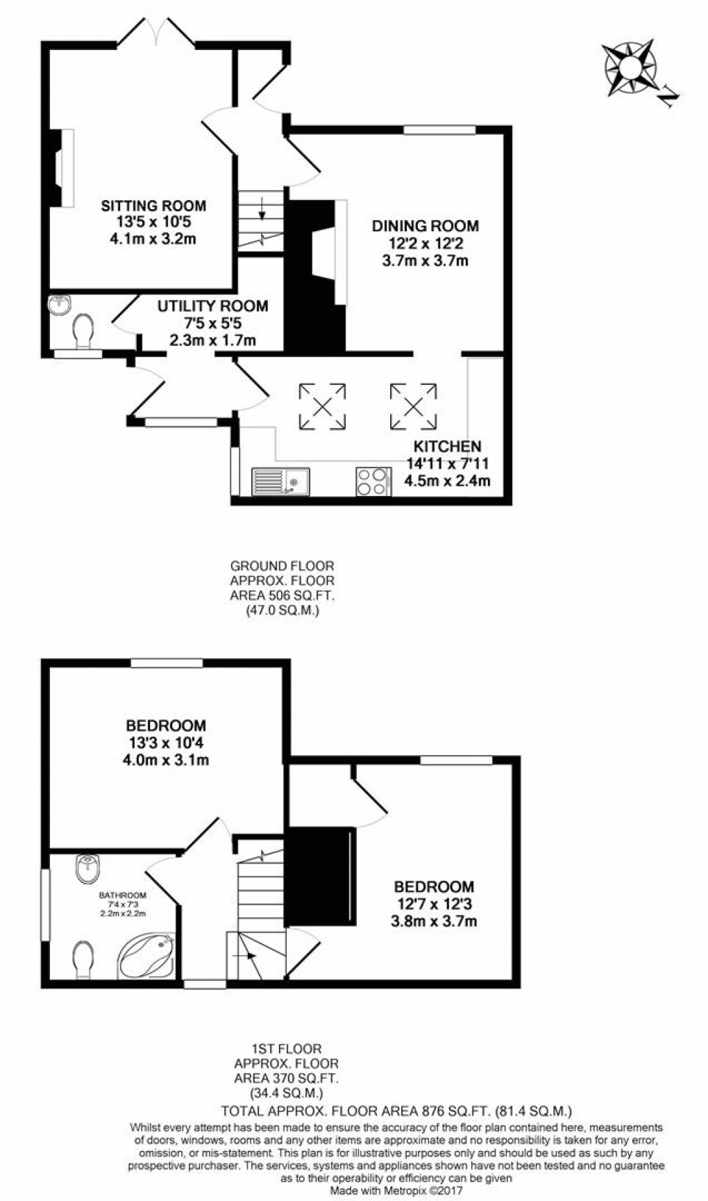Floorplan for Ladock, Nr Truro