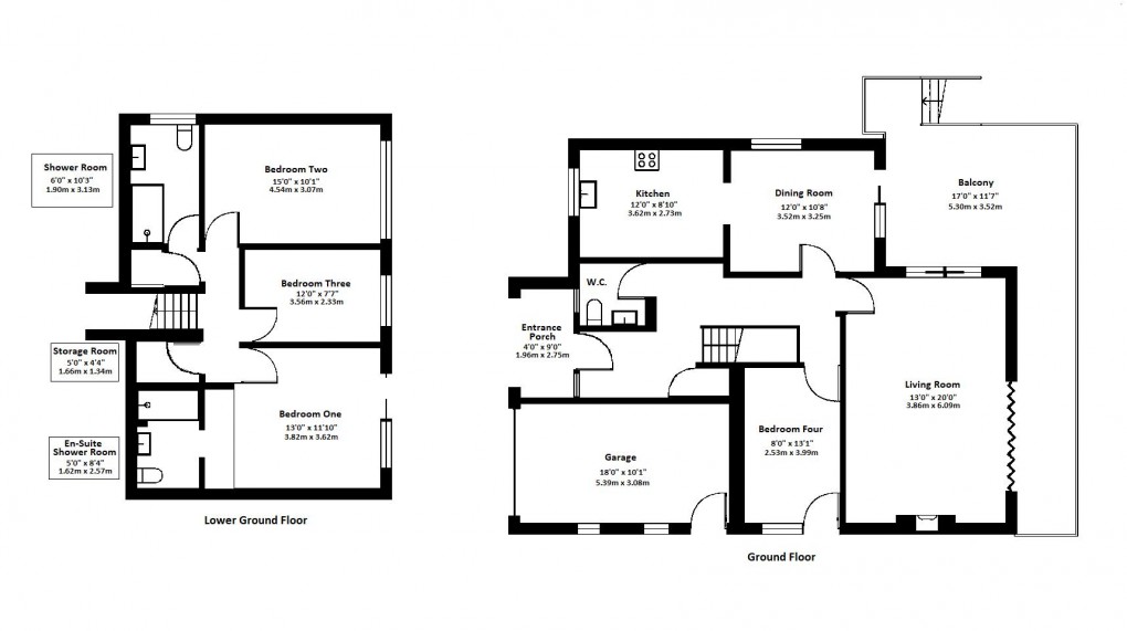 Floorplan for Gorran Haven