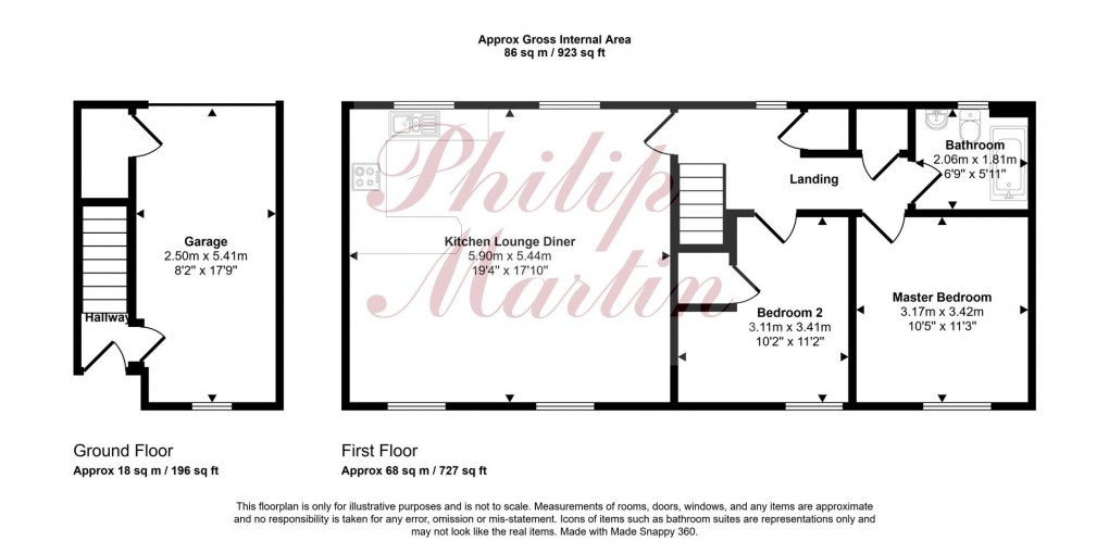 Floorplan for Treffry Road, Truro