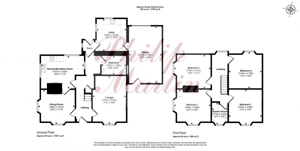 Floorplan for Ladock, Truro
