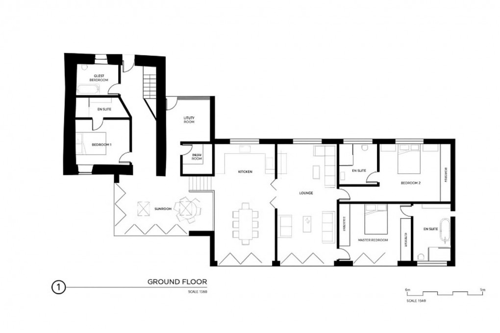 Floorplan for Whitehall, Scorrier