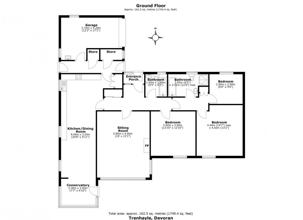 Floorplan for Devoran