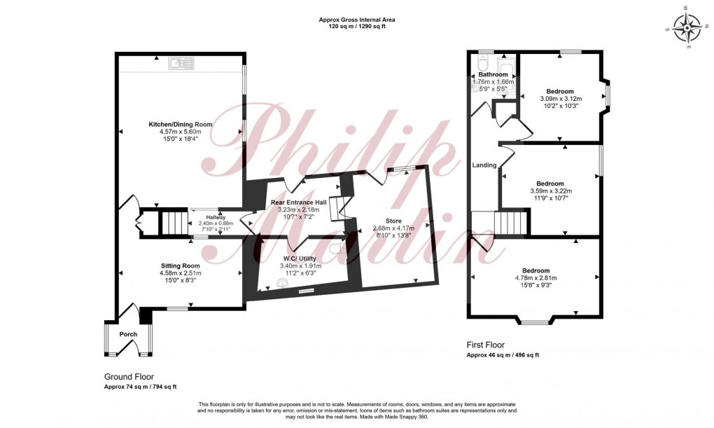 Floorplan for Trendeal, Ladock
