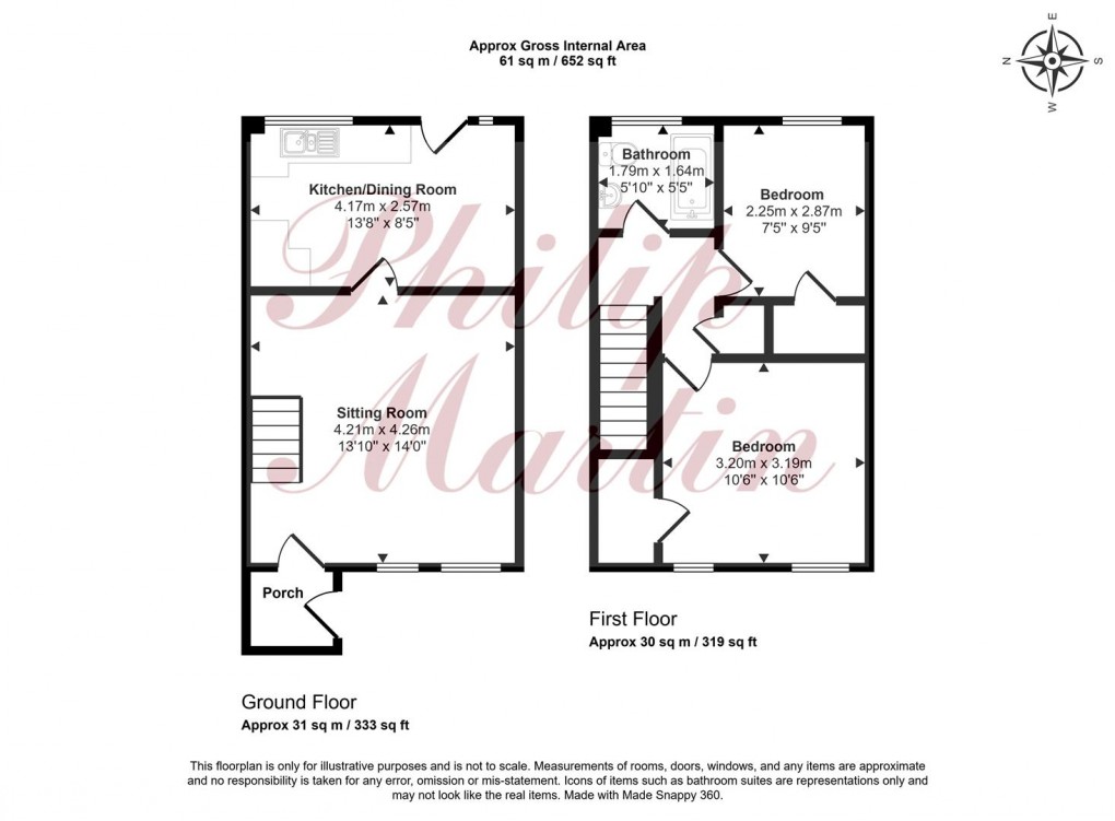 Floorplan for Polglase Walk, St. Erme