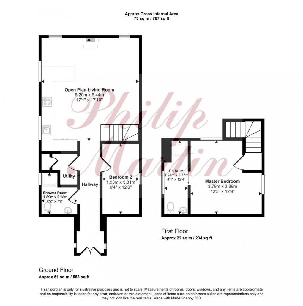 Floorplan for Lane, Newquay