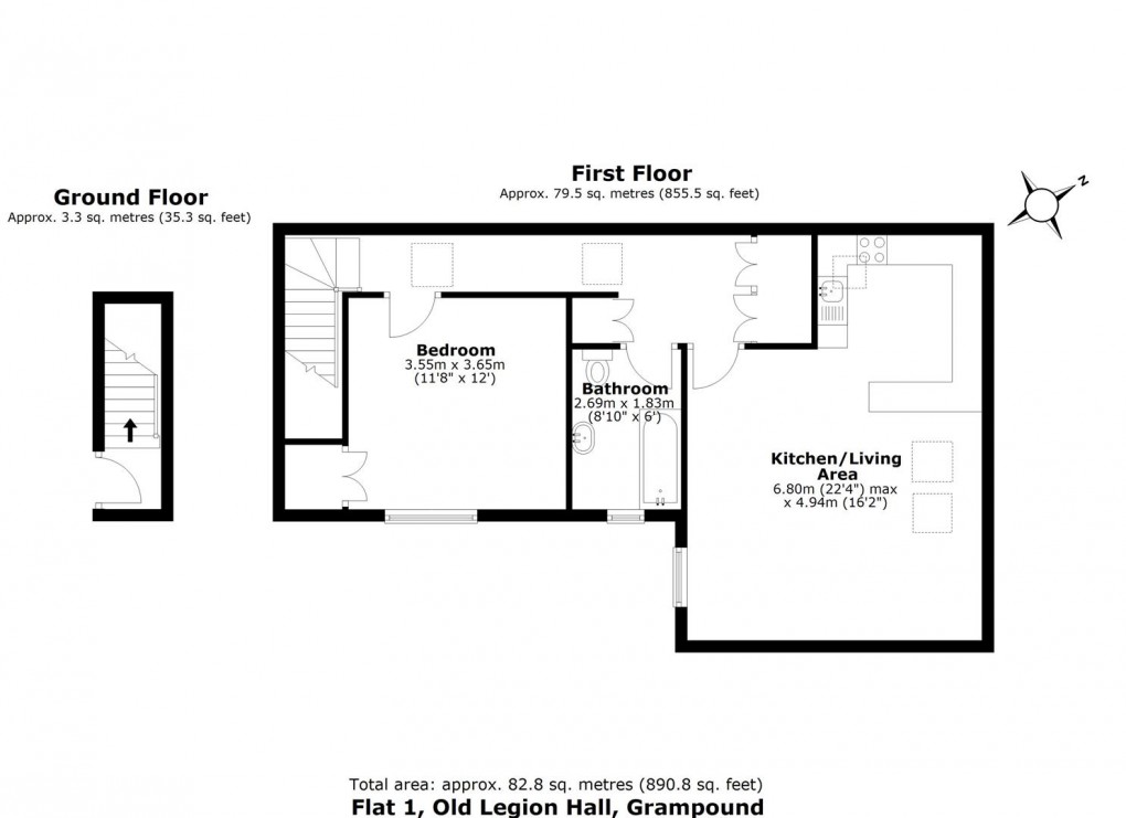 Floorplan for Grampound