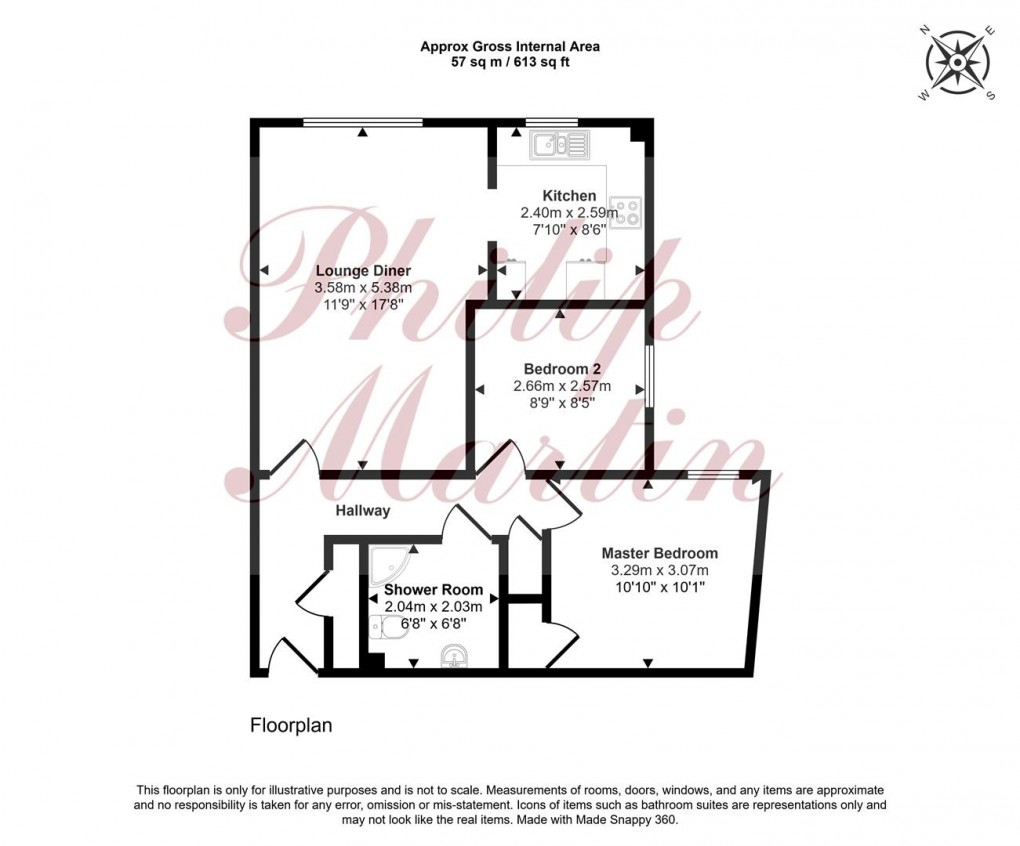 Floorplan for Enys Quay, Truro