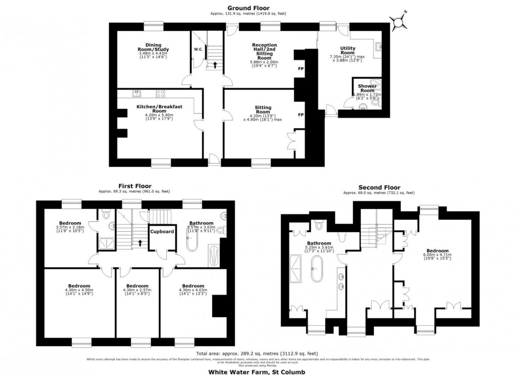 Floorplan for St Columb