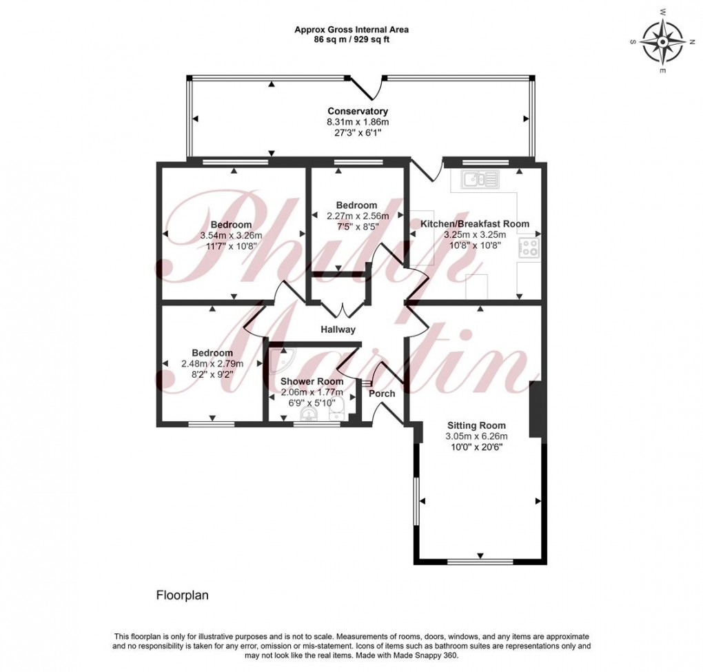 Floorplan for Park View, Truro