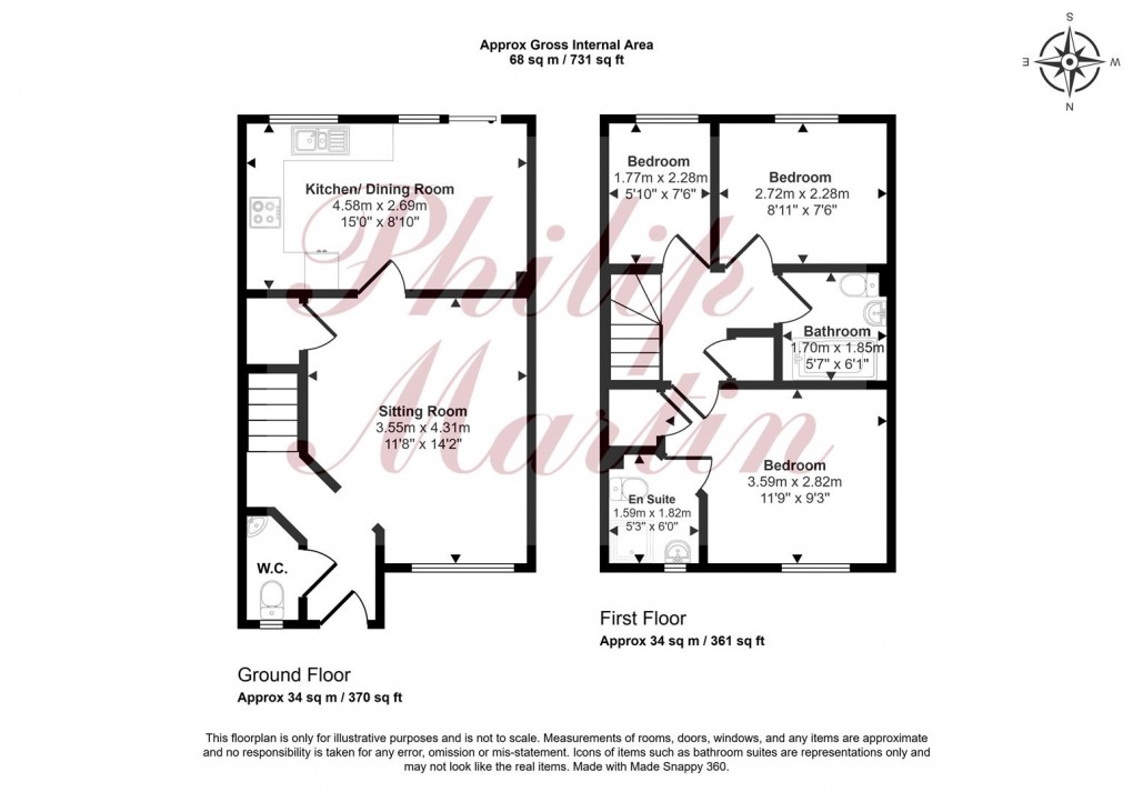 Floorplan for Gwel Ke, Truro