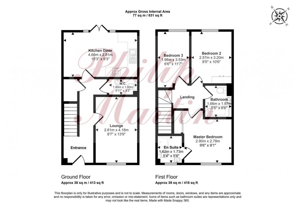 Floorplan for Penwethers Crescent, Truro