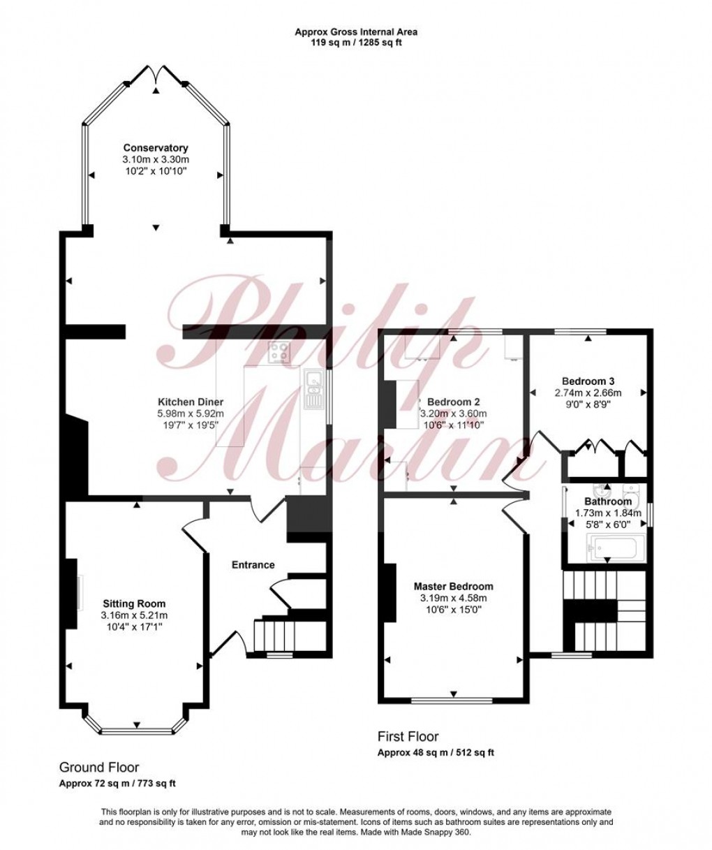 Floorplan for Tresawls Road, Truro