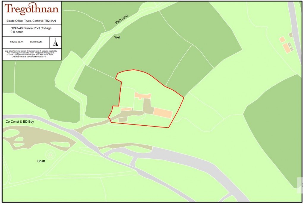 Floorplan for Todpool, Nr. Chacewater