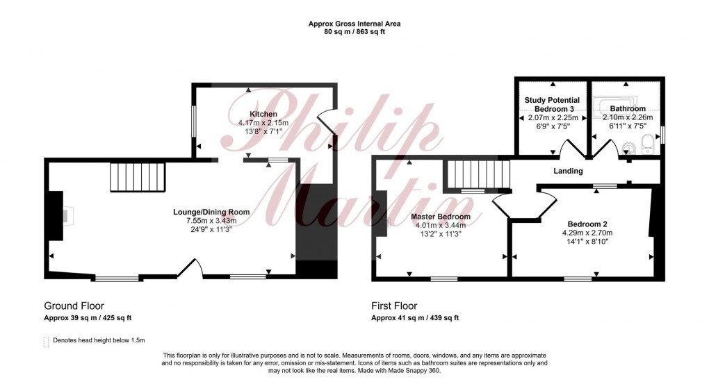 Floorplan for Nr. Chacewater, Truro