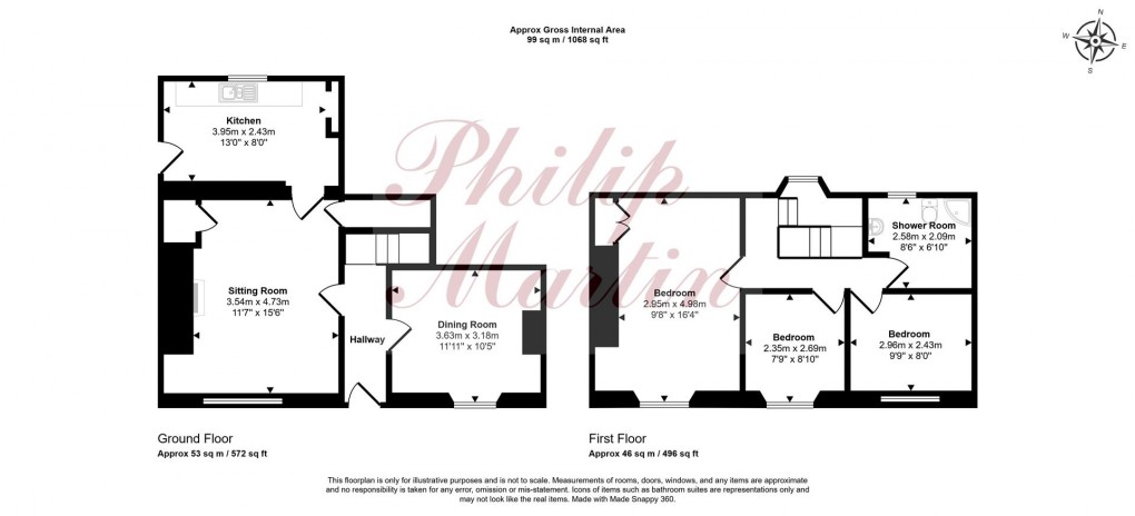 Floorplan for Roche, St. Austell