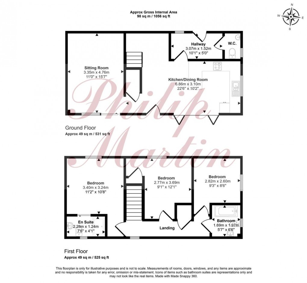 Floorplan for Black Cross, Newquay