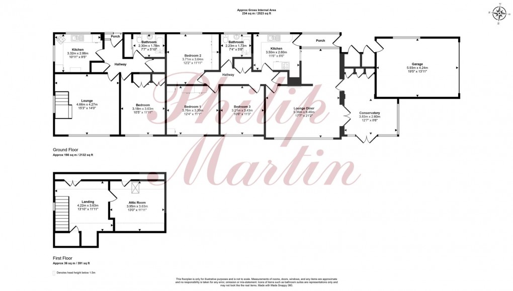Floorplan for Quenchwell Road, Carnon Downs
