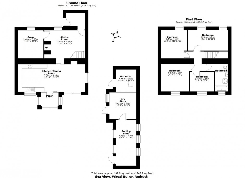 Floorplan for Wheal Buller, Redruth