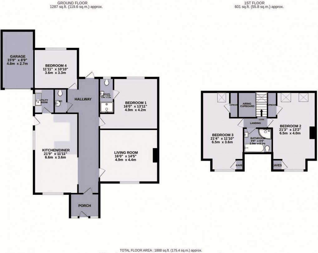 Floorplan for Park View, Truro