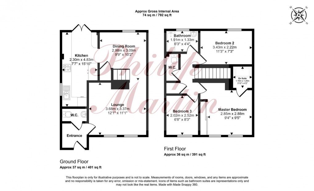 Floorplan for Chancery Close, St. Erme