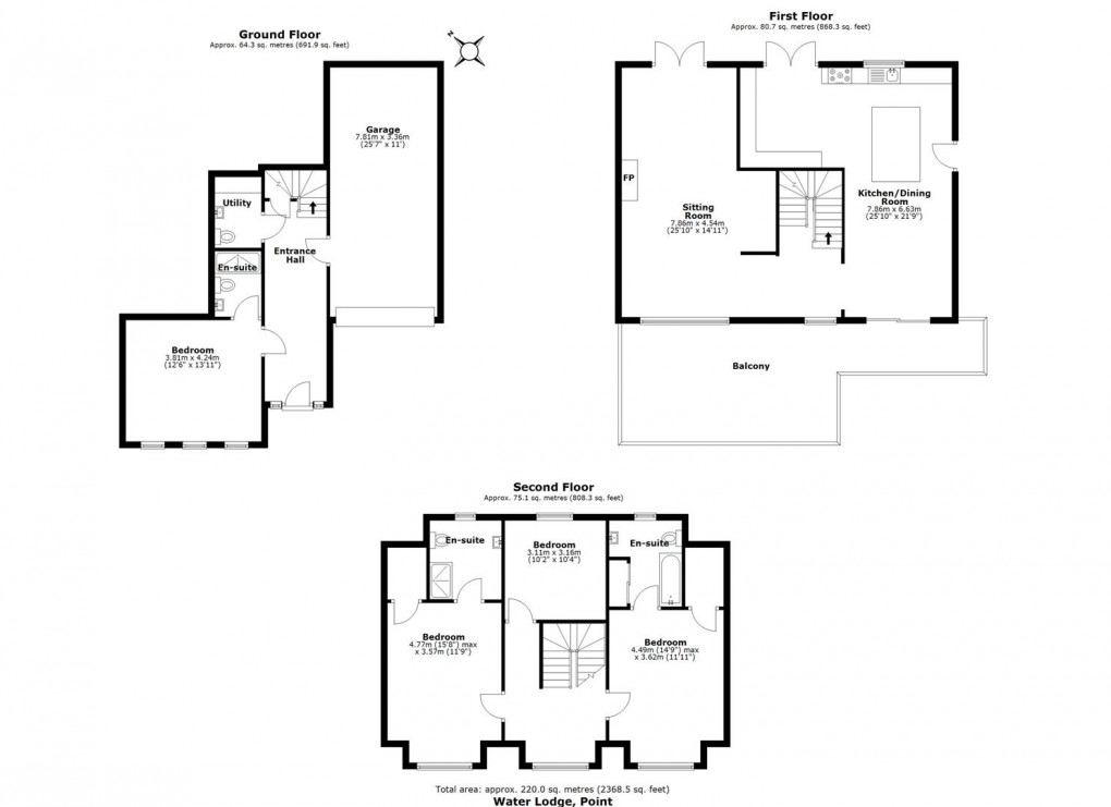 Floorplan for Point, Devoran